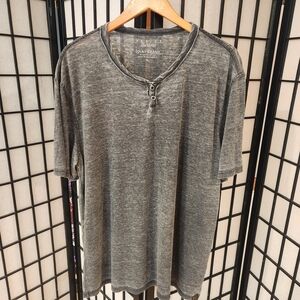 Lucky Brand Men's Gray Henley Shirt